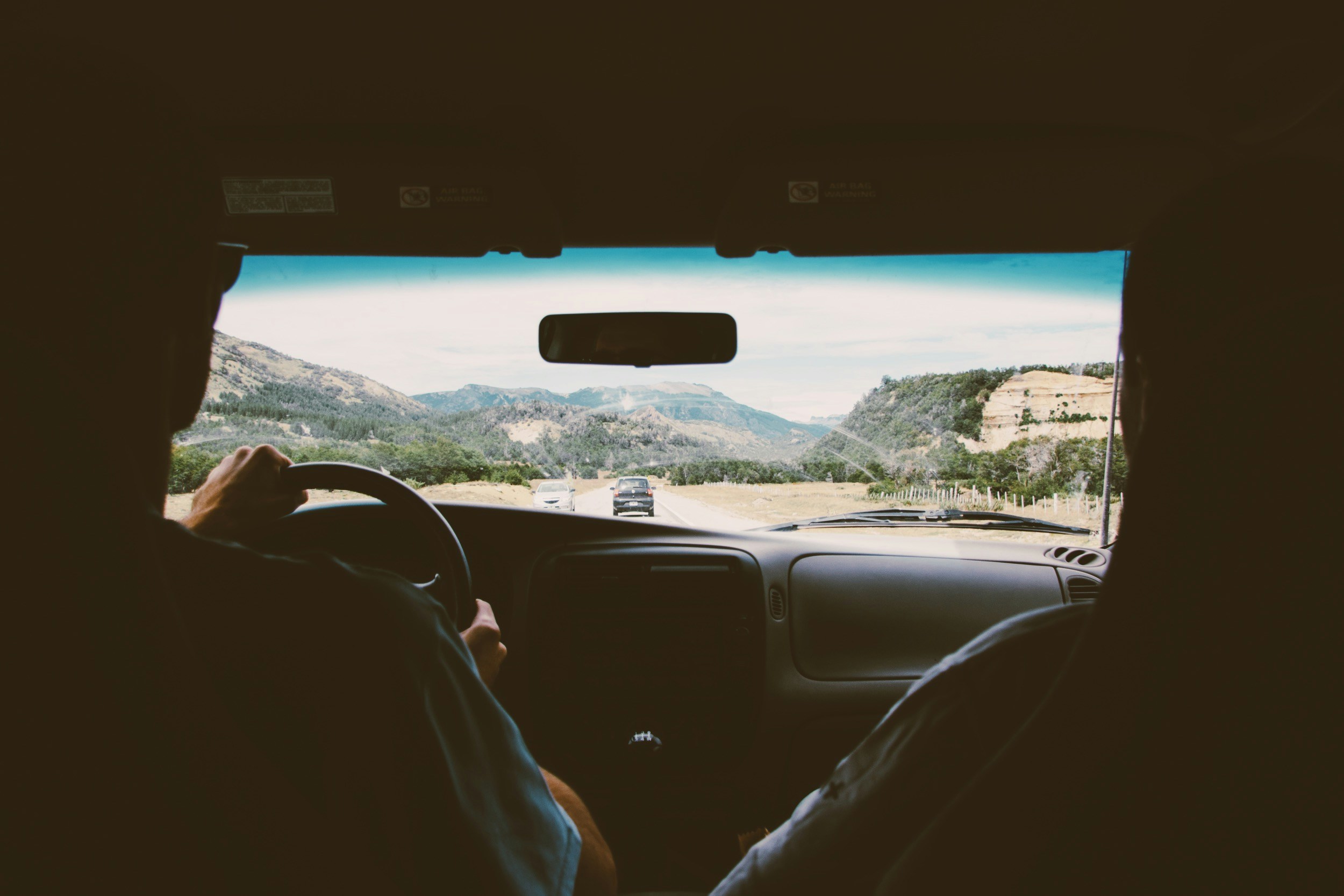 people carpooling to work
