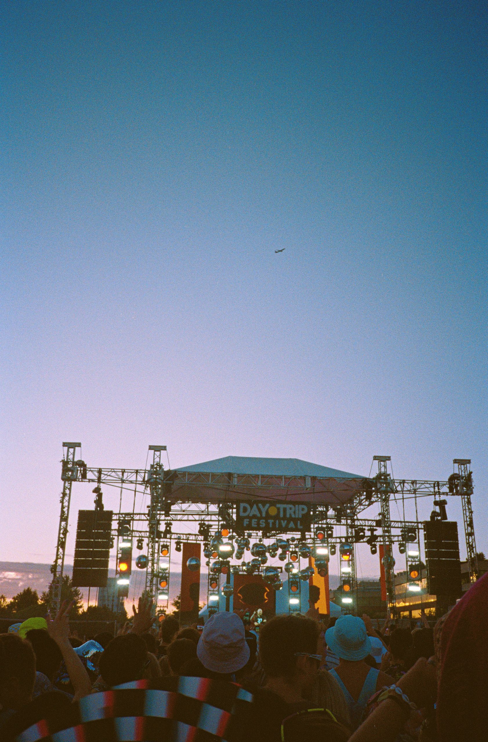 people at a festival